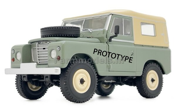 SOFTTOP ATLANTIC GREEN LANDROVER series 3 88 1:32 Marge Models MM 2420-02    VERWACHT Q1 2025