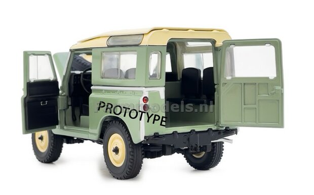 SAFARI ROOF ATLANTIC GREEN LANDROVER series 3 88 1:32 Marge Models MM 2421-02    VERWACHT Q1 2025