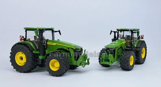 2x JOHN DEERE (8R) WIELGEWICHTEN   &Oslash;28.1mm x 11.5mm hoog  RESIN  BLANK Geleverd  1:32  Farmmodels 