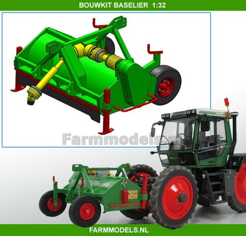 BOUWKIT: Baselier aardappel Loof klapper 2 rijer fronthef / achterhef  1:32  