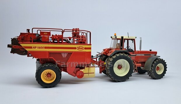 Vicon HP 1600: 2x Vredestein Banden &Oslash; 44.3 mm met RESIN Velgen + POLYSTYREEN PROFIEL 4x4x54mm BLANK geleverd  1:32   Farmmodels Custom Line Series  