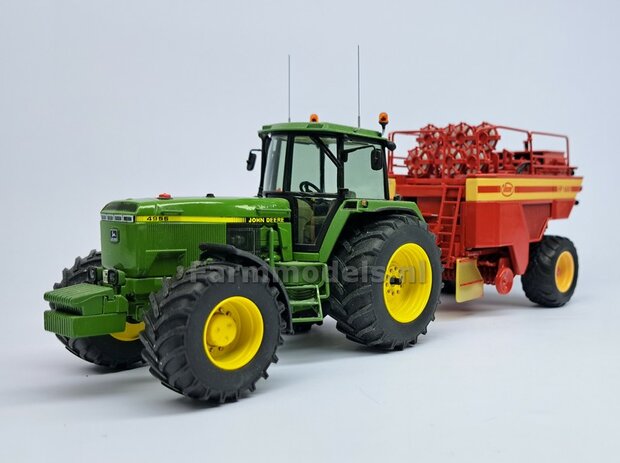 Vicon HP 1600: 2x Vredestein Banden &Oslash; 44.3 mm met RESIN Velgen + POLYSTYREEN PROFIEL 4x4x54mm BLANK geleverd  1:32   Farmmodels Custom Line Series  