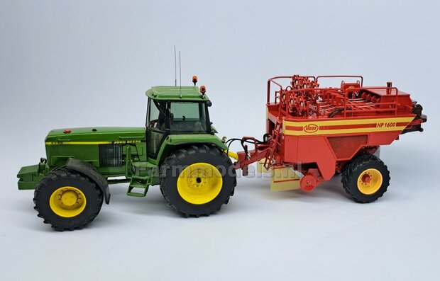 Vicon HP 1600: 2x Vredestein Banden &Oslash; 44.3 mm met RESIN Velgen + POLYSTYREEN PROFIEL 4x4x54mm BLANK geleverd  1:32   Farmmodels Custom Line Series  