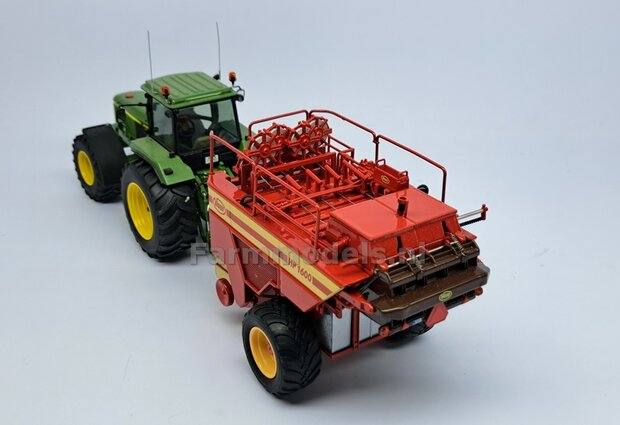 Vicon HP 1600: 2x Vredestein Banden &Oslash; 44.3 mm met RESIN Velgen + POLYSTYREEN PROFIEL 4x4x54mm BLANK geleverd  1:32   Farmmodels Custom Line Series  