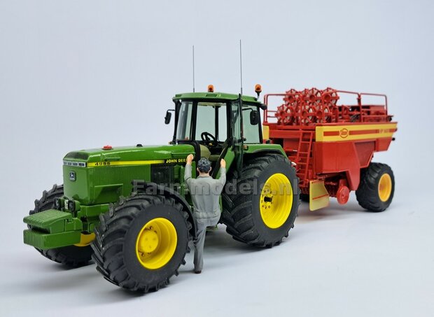 Vicon HP 1600: 2x Vredestein Banden &Oslash; 44.3 mm met RESIN Velgen + POLYSTYREEN PROFIEL 4x4x54mm BLANK geleverd  1:32   Farmmodels Custom Line Series  