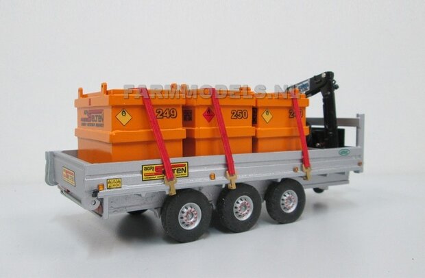 DIESELTANK ENKEL ROOD   Resin FARMMODELS DIEP ROOD (Krampe ROOD) Gespoten geleverd  1:32     