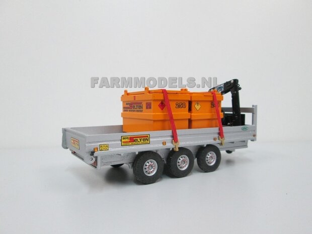 DIESELTANK ENKEL ROOD   Resin FARMMODELS DIEP ROOD (Krampe ROOD) Gespoten geleverd  1:32     