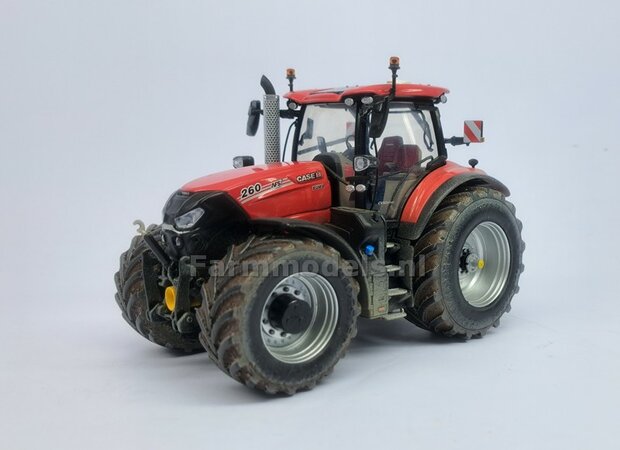 2x  CASE-NH-STEYR STEEK-ASSEN   &Oslash; 8mm t.b.v. ACHTERAS ALUMINIUM+ZWART+GEEL Gespoten Geleverd  1:32  Farmmodels Premium Line Series