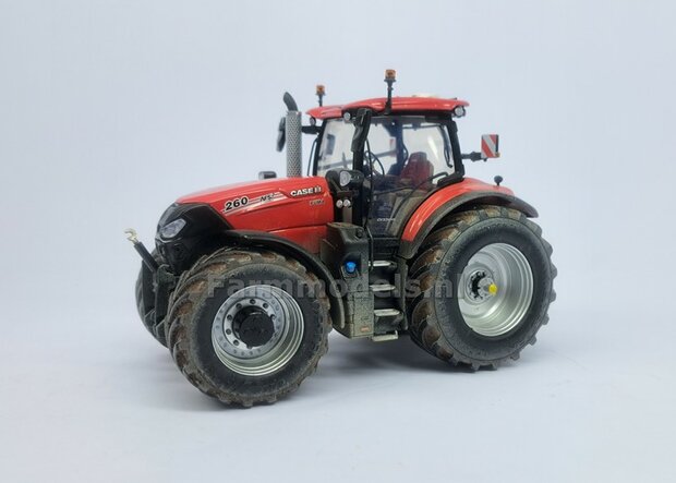 2x  CASE-NH-STEYR STEEK-ASSEN   &Oslash; 8mm t.b.v. ACHTERAS ALUMINIUM+ZWART+GEEL Gespoten Geleverd  1:32  Farmmodels Premium Line Series