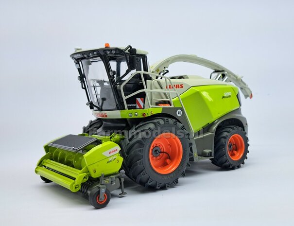 CLAAS Jaguar 900 Serie MargeModels: 2x Trelleborg Banden &Oslash; 47.1 mm met RESIN Velgen BLANK geleverd  1:32   Farmmodels Custom Line Series  