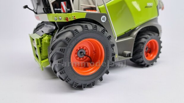 CLAAS Jaguar 900 Serie MargeModels: 2x Trelleborg Banden &Oslash; 61.5 mm met RESIN Velgen BLANK geleverd  1:32   Farmmodels Custom Line Series  