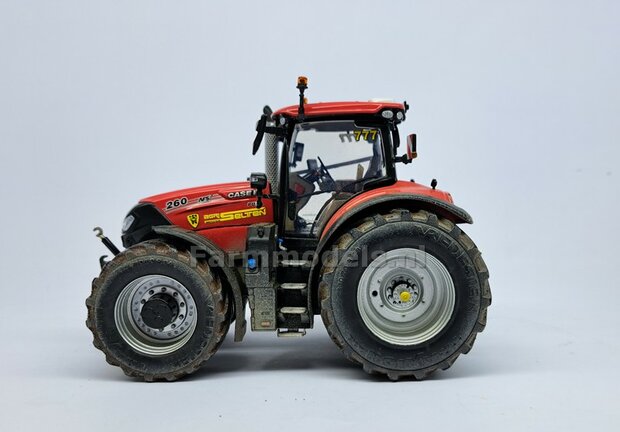 CASE IH PUMA 260 UH: 2x Brede Banden &Oslash; 65.9 x 29.2 mm + ALUMINIUM velgen BLANK geleverd 1:32 Farmmodels Custom Line Series  