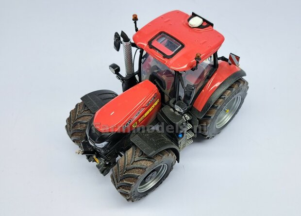 CASE IH PUMA 260 UH: 2x Brede Banden &Oslash; 65.9 x 29.2 mm + ALUMINIUM velgen BLANK geleverd 1:32 Farmmodels Custom Line Series  