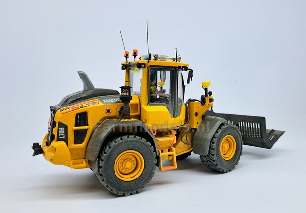 1x STEUN voor TURBO II Precleaner Luchtfilter op VOLVO L60 serie RESIN, BLANK Geleverd 1:32 