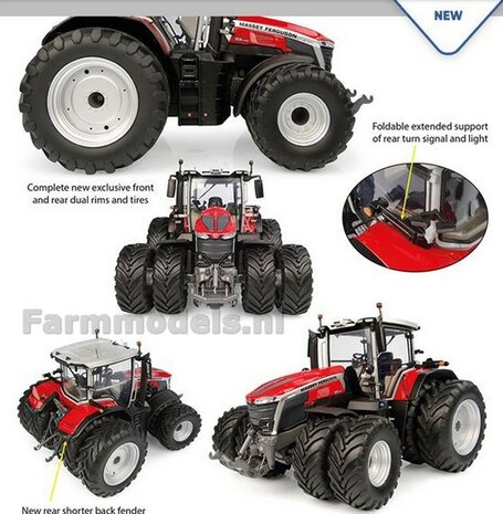 Massey Ferguson 9S.425 met rondom dubbellucht 1:32Universal Hobbies UH6653    