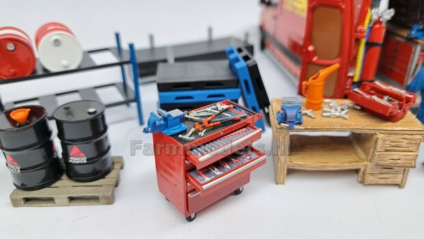 Set van 3x BANKSCHROEF BLAUW, Bankschroeven zijn beweegbaar Resin, VERKEERSBLAUW Gespoten geleverd 1:32