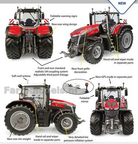 Massey Ferguson 9S.425 production version 1:32 UH6710    AVAILABLE SOON 