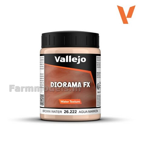 Vallejo Diorama fx Brown water 200ml  26.222