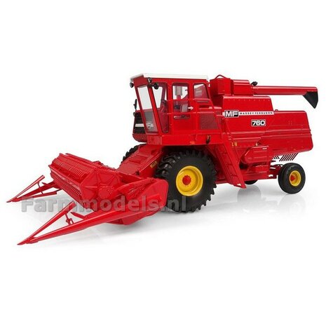  Massey Ferguson 760 maaidorser met maaibord  Universal Hobbies 1:32   UH6329   