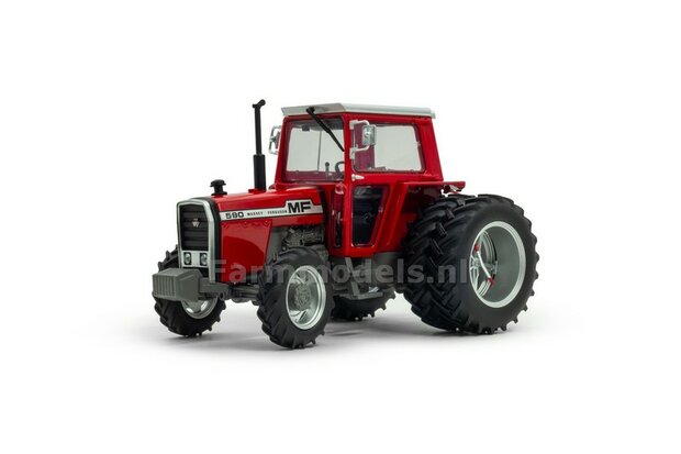  Massey Ferguson 590 4WD met Molcon dubbellucht Lim. Ed. 750 st. Universal Hobbies 1:32   UH6766   