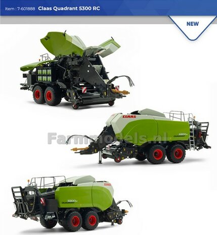 CLAAS QUADRANT 5300 RC grootpakpers 1:32   ROS 7-601888  