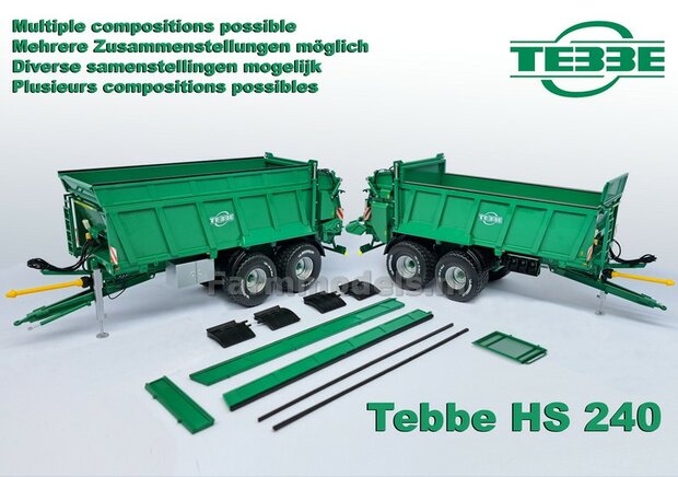 COMBI DEAL: TEBBE MS 140 + TEBBE HS 240 mestverspreider  1:32   NB2B   V2