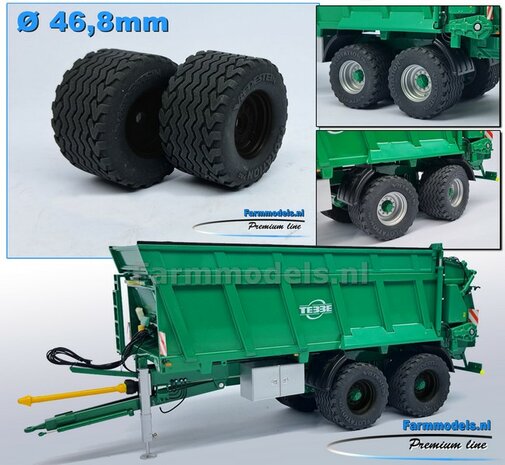 DAGPRIJS: TEBBE HS 240 tandem asser mestverspreider, geleverd inclusief diverse losse assecoires 1:32   NB2B  V2