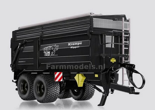 BLACK EDITION Krampe Big Body 650 met silage opbouw Wiking 1:32  077871     AVAILABLE SOON