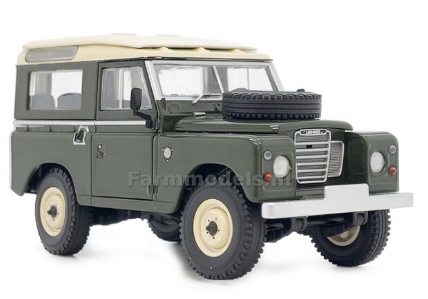 SAFARI ROOF DEEP BRONZE GREEN LANDROVER series 3 88 1:32 Marge Models MM 2421-03    