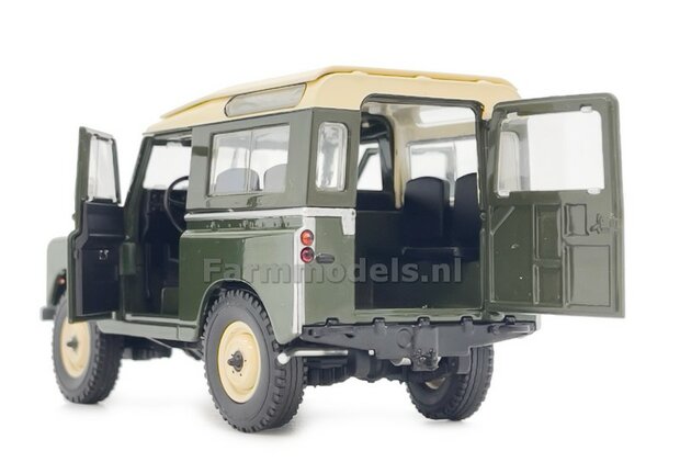 SAFARI ROOF DEEP BRONZE GREEN LANDROVER series 3 88 1:32 Marge Models MM 2421-03    