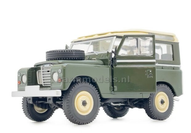 SAFARI ROOF DEEP BRONZE GREEN LANDROVER series 3 88 1:32 Marge Models MM 2421-03    