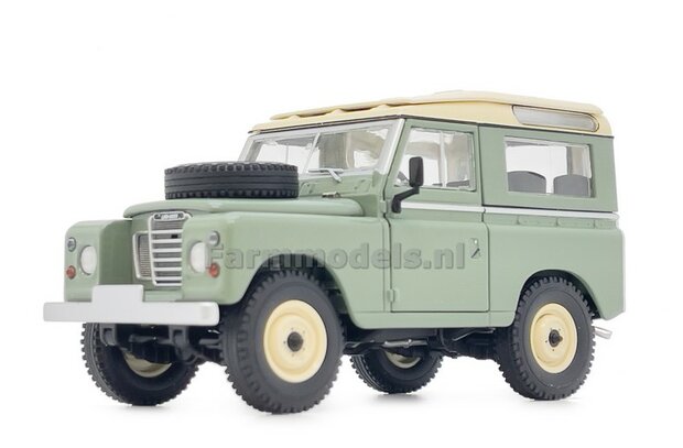 SAFARI ROOF ATLANTIC GREEN LANDROVER series 3 88 1:32 Marge Models MM 2421-02    