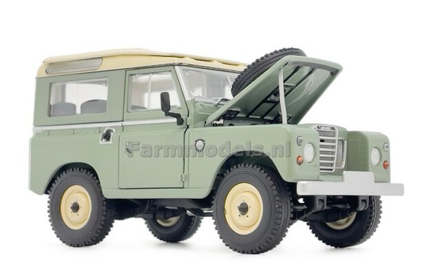 SAFARI ROOF ATLANTIC GREEN LANDROVER series 3 88 1:32 Marge Models MM 2421-02    