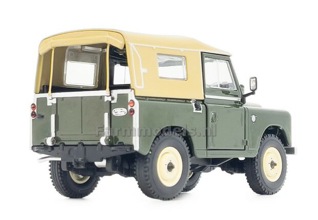 SOFTTOP DEEP BRONZE GREEN LANDROVER series 3 88 1:32 Marge Models MM 2420-03    