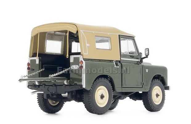 SOFTTOP DEEP BRONZE GREEN LANDROVER series 3 88 1:32 Marge Models MM 2420-03    