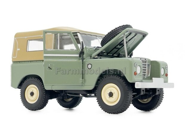 SOFTTOP ATLANTIC GREEN LANDROVER series 3 88 1:32 Marge Models MM 2420-02    