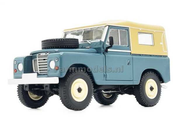 SOFTTOP MARINE BLUE LANDROVER series 3 88 1:32 Marge Models MM 2420-01    