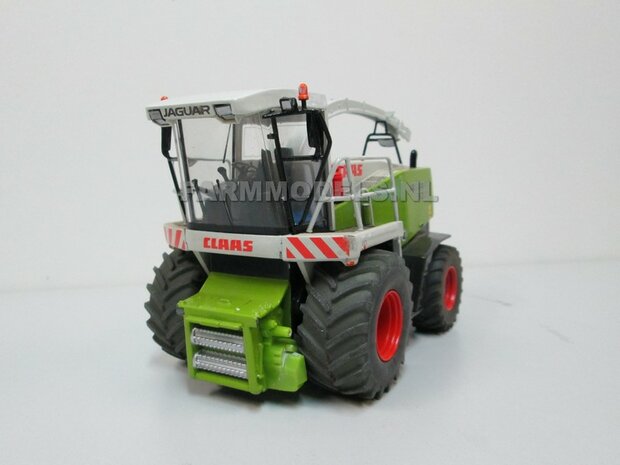 UNIVERSEEL: Brede banden &Oslash; 58 x 28 mm + ALUMINIUM velgen CLAAS ORANJE gespoten geleverd 1:32 Farmmodels Custom Line Series 