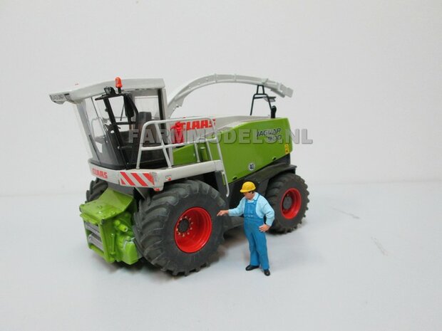 UNIVERSEEL: Brede banden &Oslash; 58 x 28 mm + ALUMINIUM velgen CLAAS ORANJE gespoten geleverd 1:32 Farmmodels Custom Line Series 