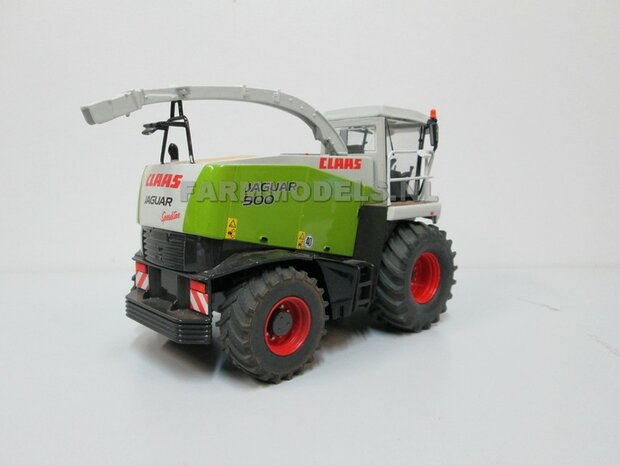 UNIVERSEEL: Brede banden &Oslash; 58 x 28 mm + ALUMINIUM velgen CLAAS ORANJE gespoten geleverd 1:32 Farmmodels Custom Line Series 