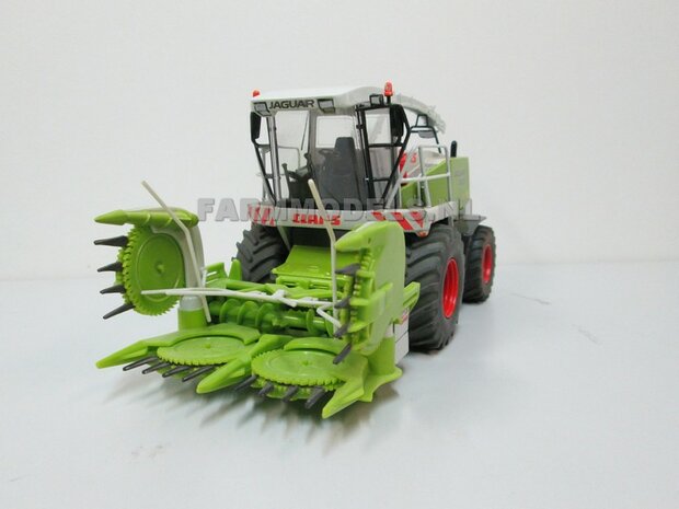 UNIVERSEEL: Brede banden &Oslash; 58 x 28 mm + ALUMINIUM velgen CLAAS ORANJE gespoten geleverd 1:32 Farmmodels Custom Line Series 