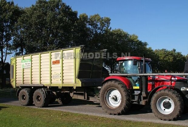 2x Michelin XS banden + ZWART GLANS gespoten velgen, &Oslash; 43 mm, geschikt voor Farmmodels/ ROS assen, 1:32