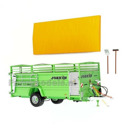 GREEN Joskin Betimax RDS G 6000 1 assige veetrailer 1:32 Universal Hobbies UH6627     AVAILABLE SOON