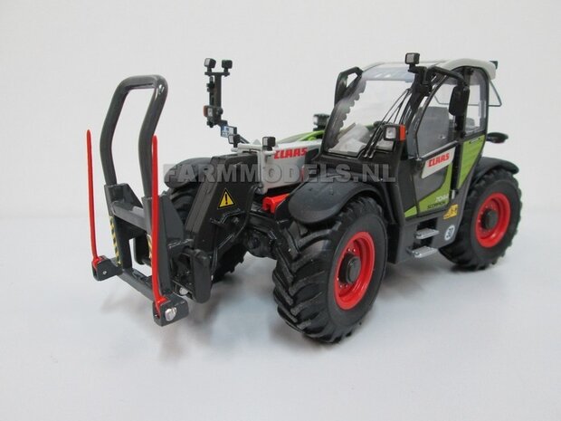 Hooivork Claas / Fendt grijs kleur t.b.v. Voorlader (Wiking) trekkers  1:32                    