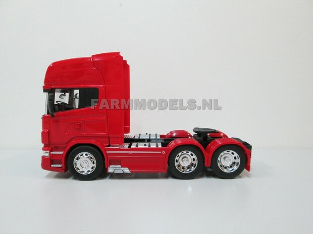 Scania V8 R730 6x4 Rood 2015 1:32 WELLY32670Lr    EXPECTED  