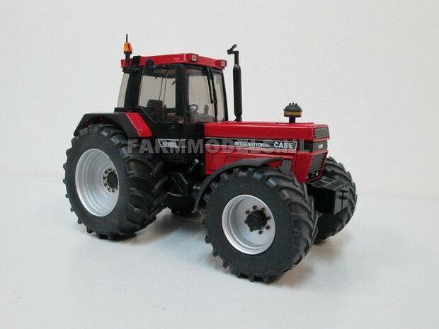 CASE IH SCHUCO: 2x Brede Banden &Oslash; 47 x 20.5 mm + ALU. velgen ALUMINIUM METALIC gespoten geleverd 1:32 Farmmodels Custom Line Series  