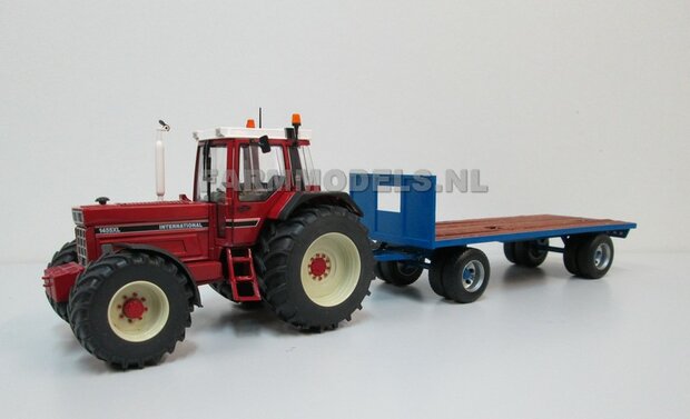 CASE IH SCHUCO: 2x Brede Banden &Oslash; 47 x 20.5 mm + ALU. velgen ALUMINIUM METALIC gespoten geleverd 1:32 Farmmodels Custom Line Series  