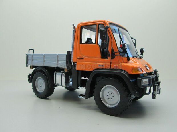 KOMMUNAL Mercedes Benz Unimog U400 Oranje 1:32 - Kommunal Versie 32380Co         