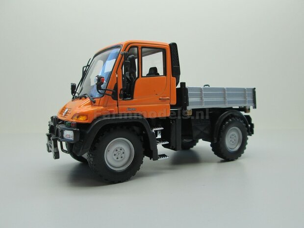 KOMMUNAL Mercedes Benz Unimog U400 Oranje 1:32 - Kommunal Versie 32380Co         