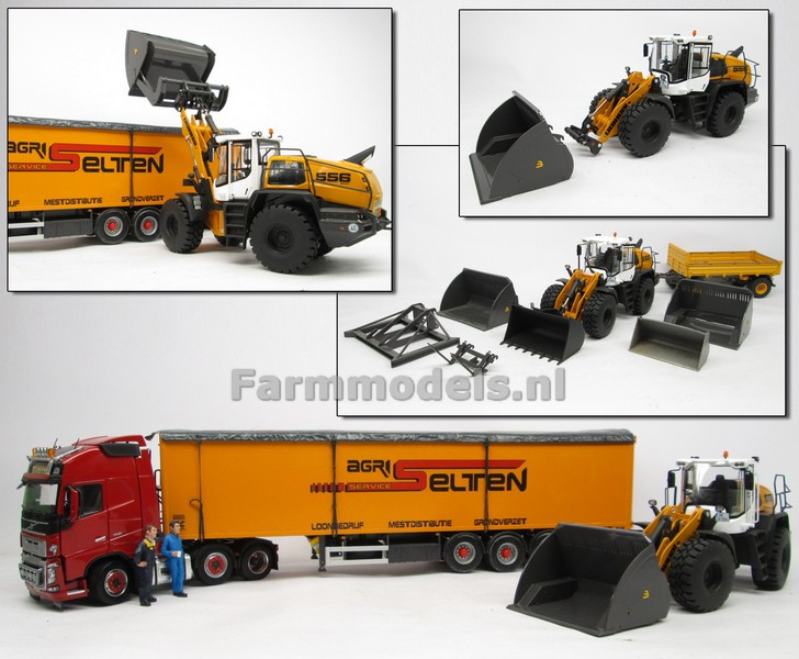 Liebherr L 556 XPower Shovel/ Wiellader 1:32 Wiking WK77840